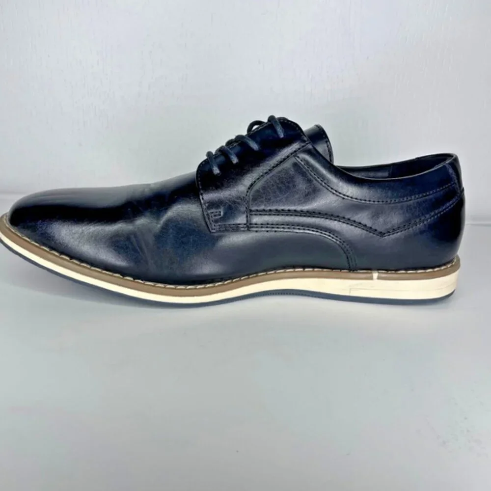 Mofri OPTIM Black Derby Shoes Goth Academia Formal Low Top Size 9.5